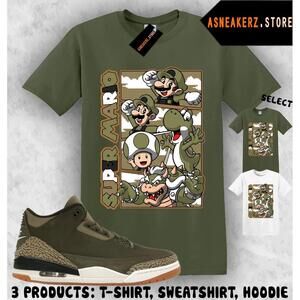 Shirt To Match Aj 3 Family Affair Matching Tee Retro Mario T-Shirt
